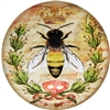 Queen Bee Glass Dome Paperweight