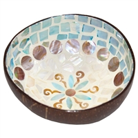 Nirvana Mosaic Inlay Coconut Shell Bowl