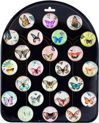 Glass Magnet Butterflies