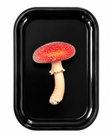 Amanita Mushroom Metal Tray