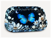 Blue Morpho Moonlit Metal Tray