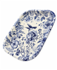 Blue Toile Hummingbird Metal Tray