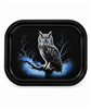 Great Horned Owl Flat Metal Tray