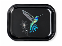 Green Hummingbird  Metal Tray