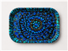 Iridescent Mandala Metal Tray