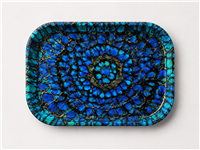 Iridescent Mandala Metal Tray
