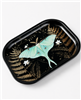 Luna Moth Ferns Metal Tray