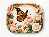 Monarch Roses Metal Tray