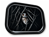 Owl Branches Flat Metal Tray