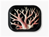 Peach Coral Metal Tray