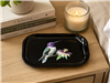Purple Hummingbird Metal Tray