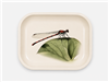 Red Damselfly Metal Tray