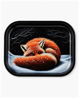 Sleeping Fox Metal Tray