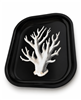 White Coral Metal Tray