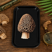 Morel Mushroom Metal Tray