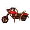 Motorcycle Wood Red