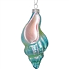 Conch Shell Glass Ornament