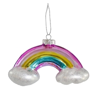 Mini Rainbow Glass Ornament