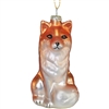Fox Glass Ornament