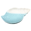 Triton Shell Porcelain Tray White & Aqua