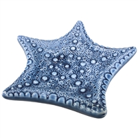 Starfish Porcelain Blue Tray