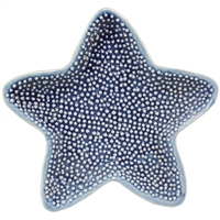 Starfish Porcelain Tray Blue
