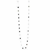 *26 Round Cut Mirror Strand