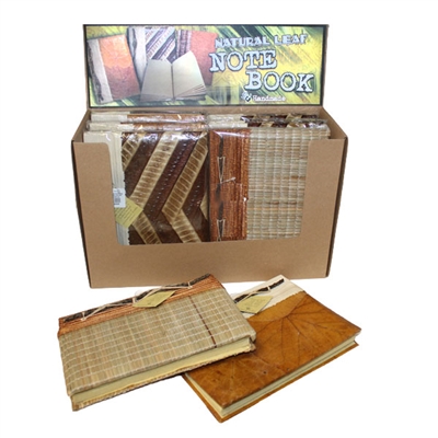 Natural Leaf Notebooks