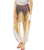 -Jeannie Pants White & Gold