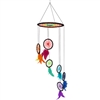 Multi Rainbow Spiral Dream Catcher