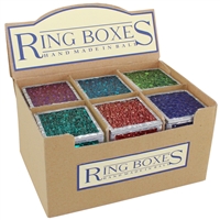 Rainwater Glass Ring Boxes