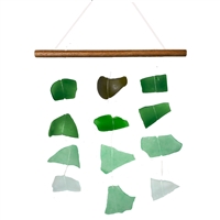 Sea Cove Recycled Green Glass Chime