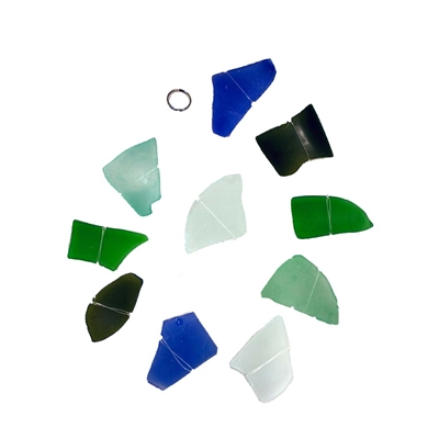 Sea Cove Recycled Multi-Color Glass Strand