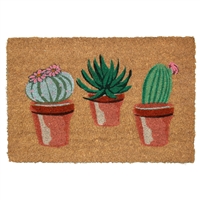 Cactus Pots Door Mat