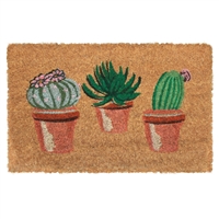 Cactus Pots Mini Door Mat