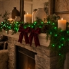 Dew Drop String Lights Moss Green