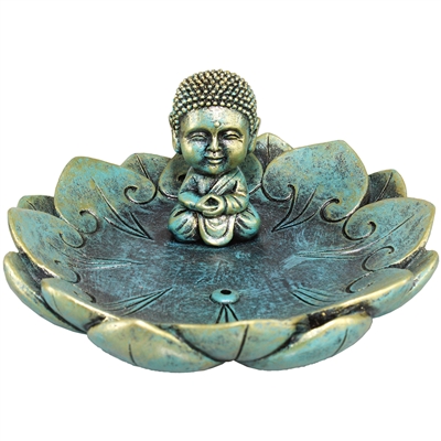 Baby Buddha Lotus Incense Holder