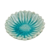 River Flower Tray Aqua Ceramic