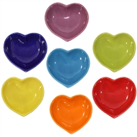 Chakra Colors Heart Dish