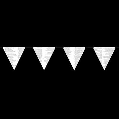 Paper Triangle Bunting Garland