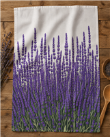 Lavender Fields Flour Sack Tea Towel