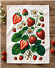 Strawberry Harvest Flour Sack Tea Towel