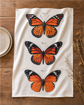 Vintage Monarch Flour Sack Tea Towel