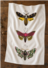 Vintage Moth Flour Sack Tea Towel