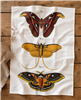 Vintage Moth Flour Sack Tea Towel