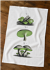Bioluminescent Mushrooms Flour Sack Tea Towel