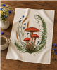 Tea Towel Mushroom Botanical
