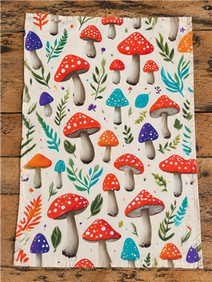 Tea Towel Amanita Mushroom