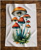 Tea Towel Watercolor Mushroom
