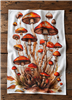 Tea Towel Fantasy Mushroom